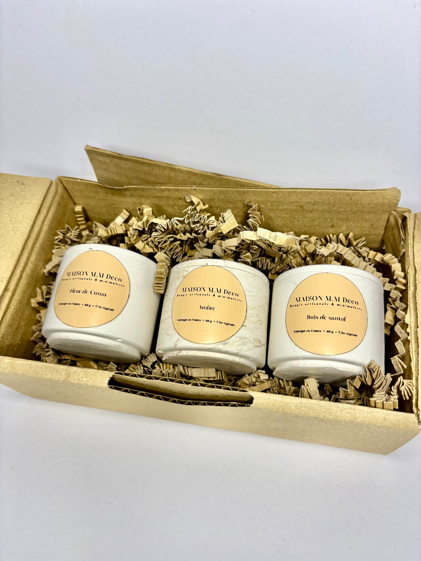 Pack Découverte – Ambre, Fleur de coton & Bois de santal